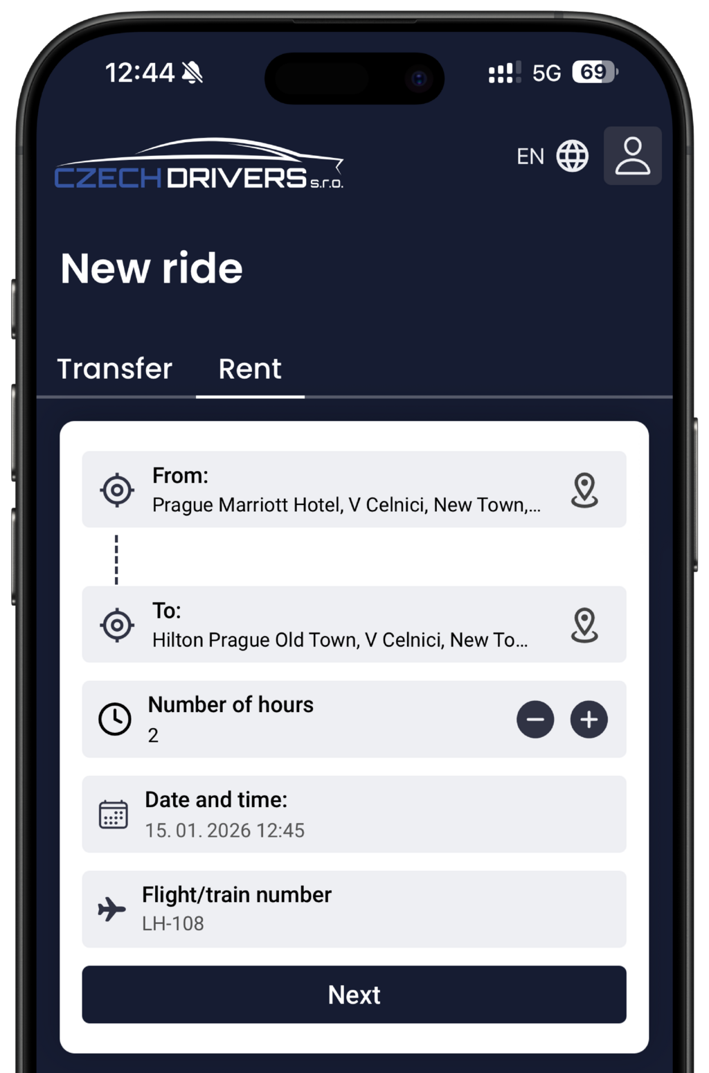 Czech Drivers Prague Taxi Limousine