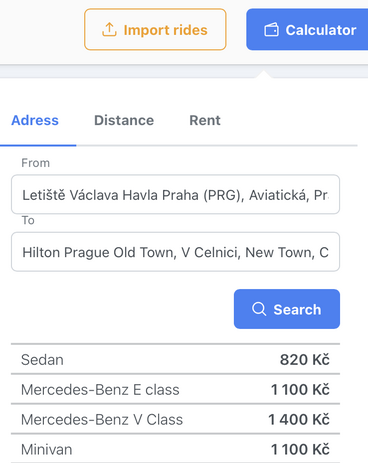 Czech Drivers Prague Taxi Limousine Dispatching